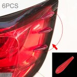 6 pcs universal rsine spoiler arrire voiture auto spoiler arrire extrieur spoiler kit kit crash bande ...