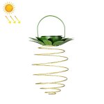 60 leds solaires ananas solaires lumi�res en fer forg� lanterne led fil de cuivre cha�ne de jardin d'ext�rieur ...