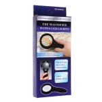 600559 loupe visuelle 4x avec clairage led pour rparation de tablettes et tlphones portables / aide ...