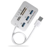 619 - 3. 0 3 hub port + 4 lecteur de carte de port un  trois sparateur de moyeu usb  haute vitesse ...