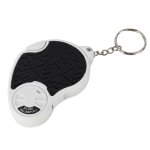 6901a loupe pliante  double objectif 8x 20x avec lampe led et porte - cls (noir)