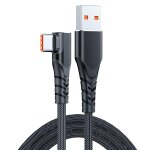 6a 66w usb � usb - c / type - c couche de t�l�phone mobile c�ble de donn�es rapide, longueur: 3m (noir) ...