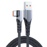 6a 66w usb � usb - c / type - c culle de t�l�phone mobile de donn�es fast donn�es, longueur: 3m (gris) ...