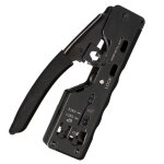 6p8p type  sept trous tire de tte de tte de tte de fil cble rseau cble (noir)