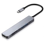 7 en 1 type - c à hdmi + sd / tf + 2 x type - c + 2 x adaptateur séparateur multifonctions multi - fonctions ... 7 en 1 type - c à hdmi + sd / tf + 2 x type - c + 2 x adaptateur séparateur multifonctions multi - fonctions ...