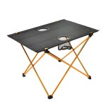 8249 table de pliage en aluminium ultra l�ger en plein air petite table de pique - nique portable (orange) ...
