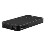 90 dlp android 9. 0 2 go + 32 go 4k mini projecteur intelligent wifi, prise d'alimentation : (noir)