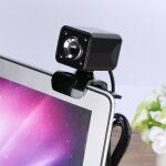 A862 caméra de fil usb rotative 12mp hd webcam 360 degrés avec microphone et 4 lumières led pour ordinateur ... A862 caméra de fil usb rotative 12mp hd webcam 360 degrés avec microphone et 4 lumières led pour ordinateur ...