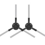 Accessoires pour aspirateur robot dreame l20 ultra / x20 pro / x20 pro plus 1 paire de brosses lat�rales ...