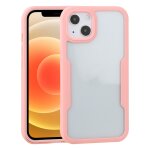 Acrylique + tpu 360 degrés couverture complète cas de protection antichoc pour iphone 13 (rose) Acrylique + tpu 360 degrés couverture complète cas de protection antichoc pour iphone 13 (rose)