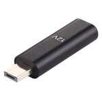 Adaptateur 12v type - c / usb - c femelle vers pd en alliage d'aluminium pour asus (noir)
