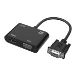 Adaptateur 5138hv 1080p vga vers hdmi + vga avec audio