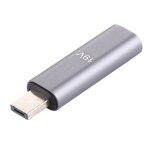 Adaptateur en alliage d'aluminium 19v type - c / usb - c femelle vers pd pour asus (argent)