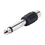 Adaptateur audio st�r�o m�le � femelle de 6, 35 mm � 3, 5 mm