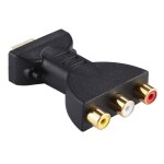 Adaptateur audio vido hdmi mle vers 3 rca plaqu or convertisseur de composants av pour projecteur ...