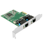 Adaptateur de carte contrôleur pci - express double gigabit ethernet 2 ports rj45 10 / 100 / 1000 base ... Adaptateur de carte contrôleur pci - express double gigabit ethernet 2 ports rj45 10 / 100 / 1000 base ...