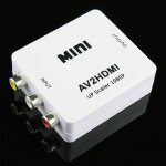 Adaptateur convertisseur audio / hdmi mini cvbs / l + r