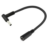 Adaptateur coud mle vers femelle 4, 5 x 3, 0 mm cble d'extension d'alimentation cc 15 cm pour hp (noir) ...