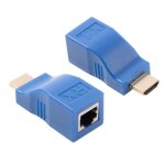 Adaptateur d extension hdmi vers rj45 (récepteur et émetteur) par câble cat - 5e / 6, distance de transmission ... Adaptateur d extension hdmi vers rj45 (récepteur et émetteur) par câble cat - 5e / 6, distance de transmission ...