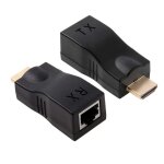 Adaptateur d extension hdmi vers rj45 (récepteur et émetteur) par câble cat - 5e / 6, prise en charge ... Adaptateur d extension hdmi vers rj45 (récepteur et émetteur) par câble cat - 5e / 6, prise en charge ...