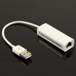 Adaptateur fast ethernet usb 2. 0 haute vitesse (blanc)