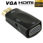 Adaptateur hdmi vers vga - full hd 1080p + audio Adaptateur hdmi vers vga - full hd 1080p + audio