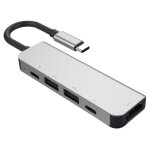 Adaptateur hub 5 en 1 hdmi + usb x 2 + pd x 2 vers usb - c / type - c