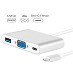 L'adaptateur hub usb type c vers vga 3 - en - 1 prend en charge les tablettes et ordinateurs portables ... L'adaptateur hub usb type c vers vga 3 - en - 1 prend en charge les tablettes et ordinateurs portables ...