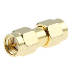 Adaptateur mle sma mle plaqu or  sma (or)