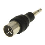 Adaptateur mono jack 3. 5mm  prise tv 9. 5mm