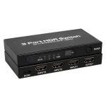 Adaptateur q8 - 3 pour consoles de jeux, pc, tv, switch hdmi 2. 1 ultra fin 3x1, 8k 60 hz