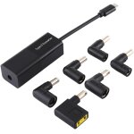 Adaptateur secteur pour ordinateur portable 65w convertisseur usb - c / type - c en adaptateur secteur ...