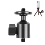 Adaptateur de tte de boule de trpied mtallique  vis extrieure de puluz 1 / 4 pouce avec serrure ...