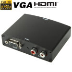 Adaptateur vga vers hdmi full hd 1080p, version 1. 3 standard hdmi (noir)