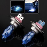 Ampoule halog�ne hod h7, ampoule de phare de voiture super blanche, 12 v / 100w, 6000k 2400 lm (paire) ...