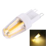 Ampoule � incandescence 2w, mat�riau g9 pc dimmable 4 led pour salles, ac 220 - 240v (blanc chaud)