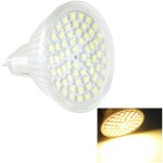 Ampoule de lampe de projecteur de mr16 4. 5w led, 60 led 3528 smd, lumière blanche chaude, ca 220v Ampoule de lampe de projecteur de mr16 4. 5w led, 60 led 3528 smd, lumière blanche chaude, ca 220v