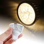 Ampoule de lampe de projecteur de mr16 4w led, 4 led, conomie d nergie, lumire blanche chaude, ac ...