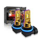 Ampoule led pour phare de voiture h11, 35 w, 3 000 lm, 6 500 k, étanche ip68, lot de 2 (doré) Ampoule led pour phare de voiture h11, 35 w, 3 000 lm, 6 500 k, étanche ip68, lot de 2 (doré)