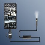 An100 3 en 1 ip68 �tanche usb - c / type - c + micro usb + cam�ras usb endoscope didital industriel avec ...