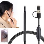 An101 otoscope domestique 5, 5 mm endoscope auriculaire trois en un otoscope hd 30 w otoscope visuel ...