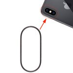 Anneau de protection en m�tal pour lentille en verre de cam�ra arri�re pour iphone xs et xs max (noir) ...
