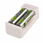 Ansmann chargeur basic ii incl. 2 x aa 1300mah 1001 - 0119 - 01