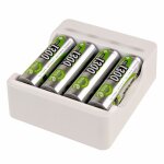Ansmann chargeur basic iv incl. 4 x aa 1300mah batt. 1001 - 0120 - 01