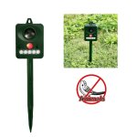 Appareil de contrle de chien de chat d oiseau de rpulsif d animal  led solaire rouge et vert favorable ...