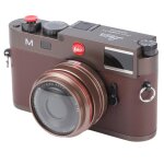 Appareil photo factice leica m11 non fonctionnel, accessoire de studio photo (caf�)