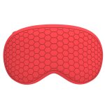 Pour apple vision pro housse de protection en silicone accessoires vr (rouge)