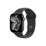 Apple watch series 11 (2025) gps 42mm jet black alu case, black sport band s / m eu meqt4 Apple watch series 11 (2025) gps 42mm jet black alu case, black sport band s / m eu meqt4