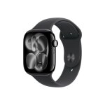 Apple watch series 11 (2025) gps 46mm space gray alu case, black sport band s / m eu mev04