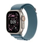 Apple watch ultra 3 (2025) gps + cellular 5g 49mm natural titanium case with light alpine trail loop ...